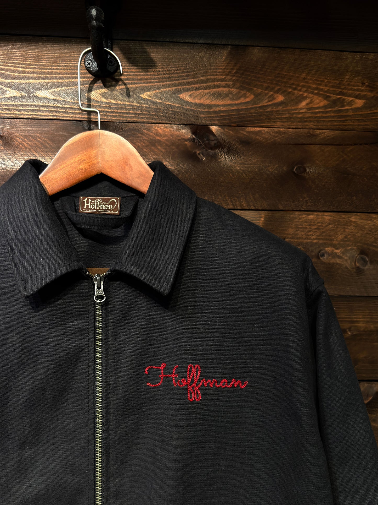 1940s Chain Stitch Evil Rider Oilcloth Jacket