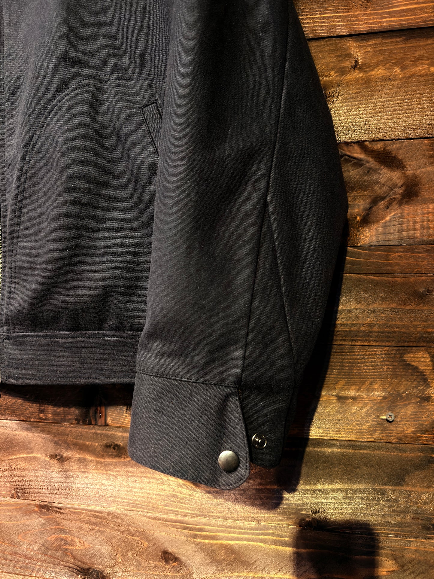 1940s Chain Stitch Evil Rider Oilcloth Jacket