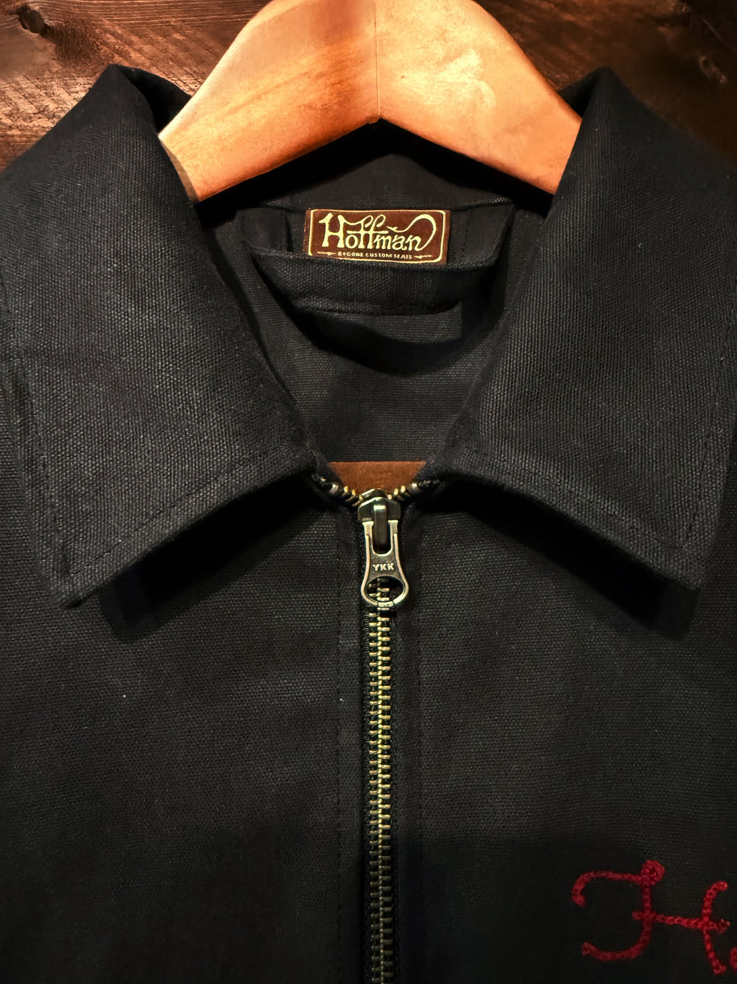 1940s Chain Stitch Evil Rider Oilcloth Jacket