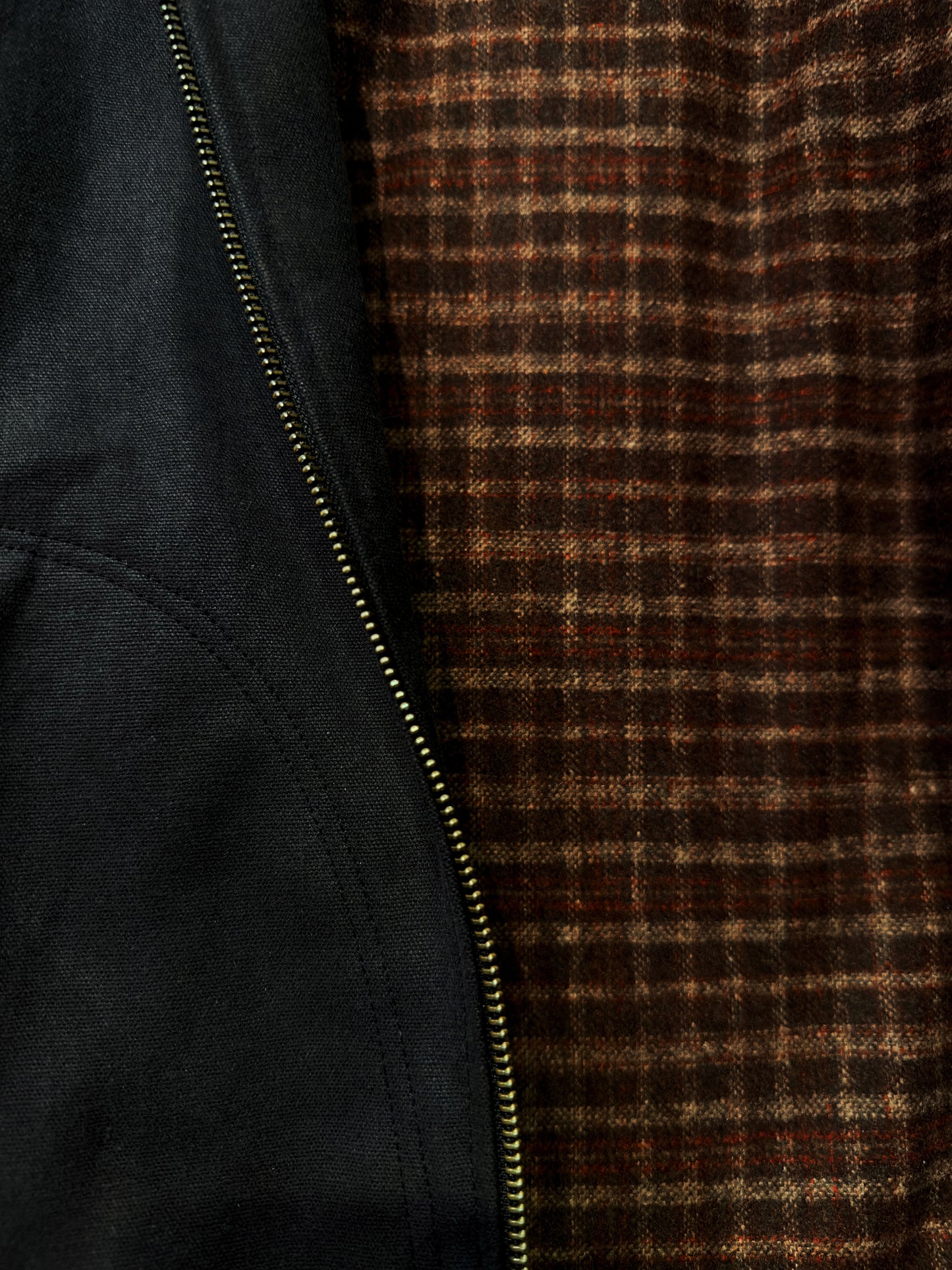 1940s Chain Stitch Evil Rider Oilcloth Jacket