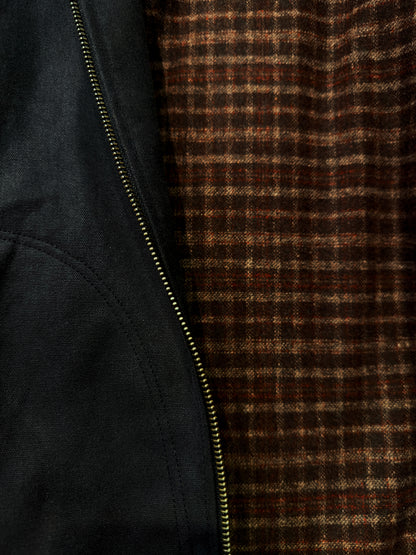 1940s Chain Stitch Evil Rider Oilcloth Jacket