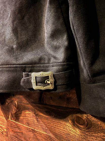 1940s Chain Stitch Evil Rider Oilcloth Jacket